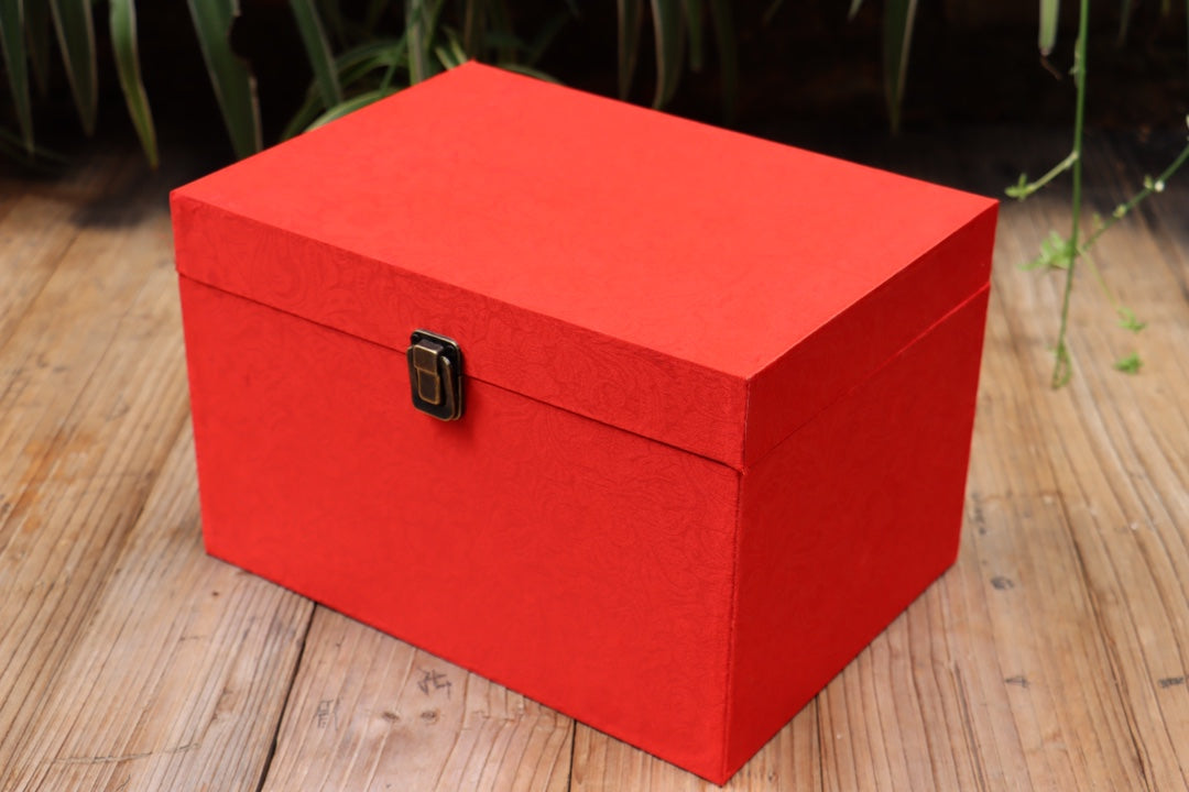 Flower & Moon (Password Version) | Zambian Rosewood (Bloodwood) Craft Box